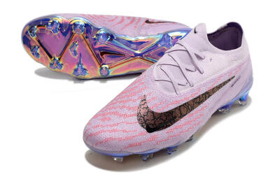 Men's Nike Phantom GX Elite FG Firm Ground Low-Tops Football Boots - Purple/Pink/Black