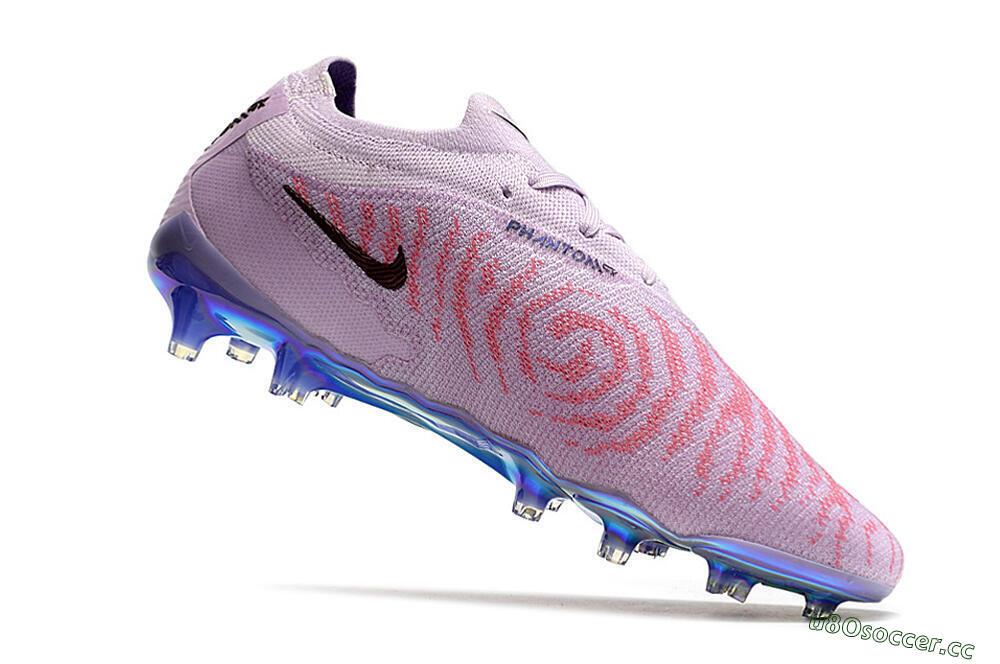 Men's Nike Phantom GX Elite FG Firm Ground Low-Tops Football Boots - Purple/Pink/Black 4