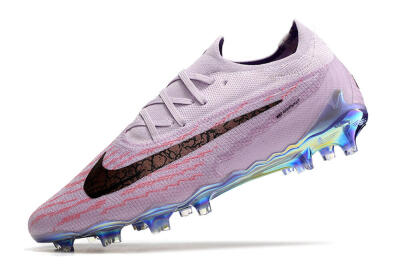 Men's Nike Phantom GX Elite FG Firm Ground Low-Tops Football Boots - Purple/Pink/Black