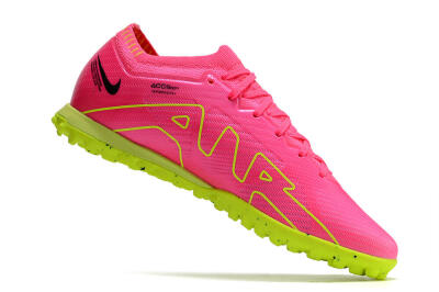 Men's Nike Air Zoom Mercurial Vapor 15 Elite TF Artificial Turf Low-Tops Football Shoes - Pink/Green/Black