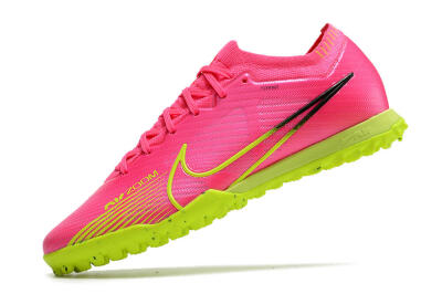 Men's Nike Air Zoom Mercurial Vapor 15 Elite TF Artificial Turf Low-Tops Football Shoes - Pink/Green/Black