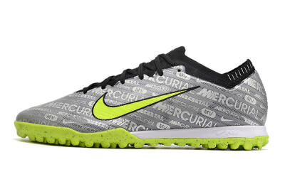 Men's Nike Air Zoom Mercurial Vapor Elite TF Artificial Turf Low-Tops Football Shoes - Grey/Black/Yellow