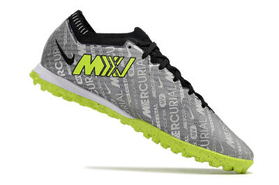 Men's Nike Air Zoom Mercurial Vapor Elite TF Artificial Turf Low-Tops Football Shoes - Grey/Black/Yellow