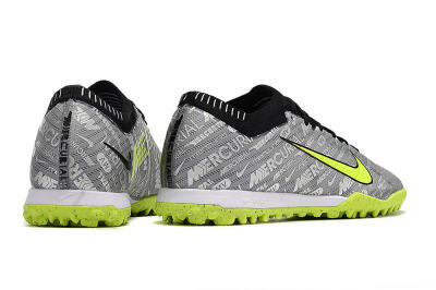 Men's Nike Air Zoom Mercurial Vapor Elite TF Artificial Turf Low-Tops Football Shoes - Grey/Black/Yellow