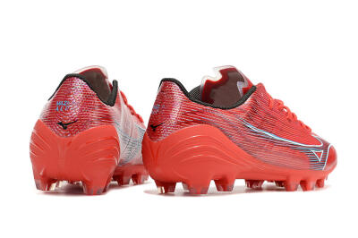 Men's Mizuno Alpha Japan FG Firm Ground Low-Tops Football Boots - Red/Black