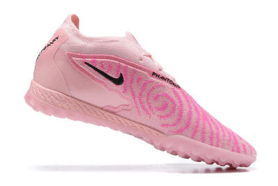 Men's Nike Phantom GX Elite TF Artificial Turf Low-Tops Football Shoes - Pink/Black/Gold