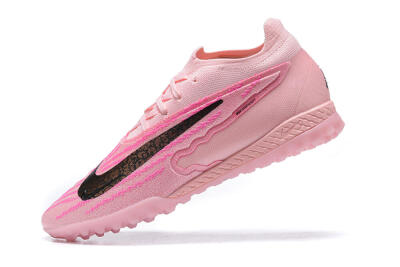 Men's Nike Phantom GX Elite TF Artificial Turf Low-Tops Football Shoes - Pink/Black/Gold