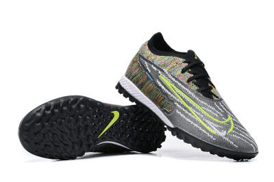 Men's Nike Phantom GX Elite TF Artificial Turf Low-Tops Football Shoes - Black/Yellow/Rainbow