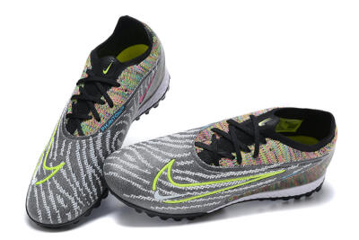 Men's Nike Phantom GX Elite TF Artificial Turf Low-Tops Football Shoes - Black/Yellow/Rainbow