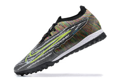 Men's Nike Phantom GX Elite TF Artificial Turf Low-Tops Football Shoes - Black/Yellow/Rainbow