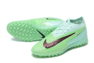 Men's Nike Phantom GX Elite TF Artificial Turf Low-Tops Football Shoes - Green/Black