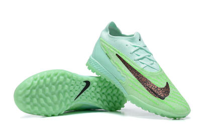 Men's Nike Phantom GX Elite TF Artificial Turf Low-Tops Football Shoes - Green/Black