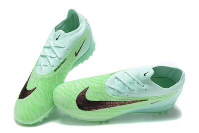 Men's Nike Phantom GX Elite TF Artificial Turf Low-Tops Football Shoes - Green/Black