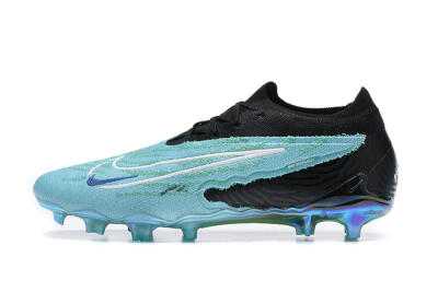 Men's Nike Phantom GX Elite FG Firm Ground Low-Tops Football Boots - Blue/Black/White
