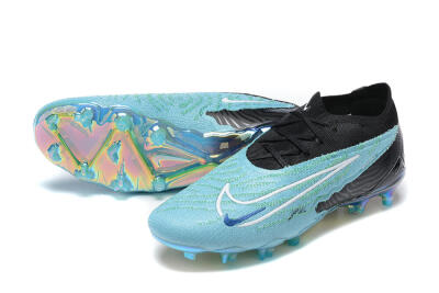 Men's Nike Phantom GX Elite FG Firm Ground Low-Tops Football Boots - Blue/Black/White