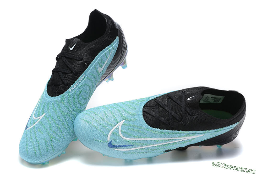 Men's Nike Phantom GX Elite FG Firm Ground Low-Tops Football Boots - Blue/Black/White 5