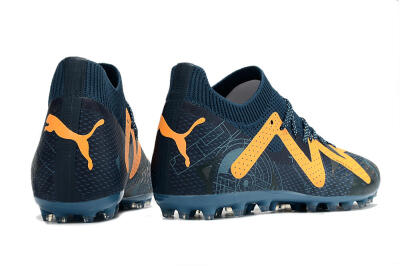 Men's Puma Future Ultimate AG Artificial Grass Low-Tops Football Boots - Blue/Yellow