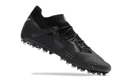 Men's Puma Future Ultimate AG Artificial Grass Low-Tops Football Boots - Black/White