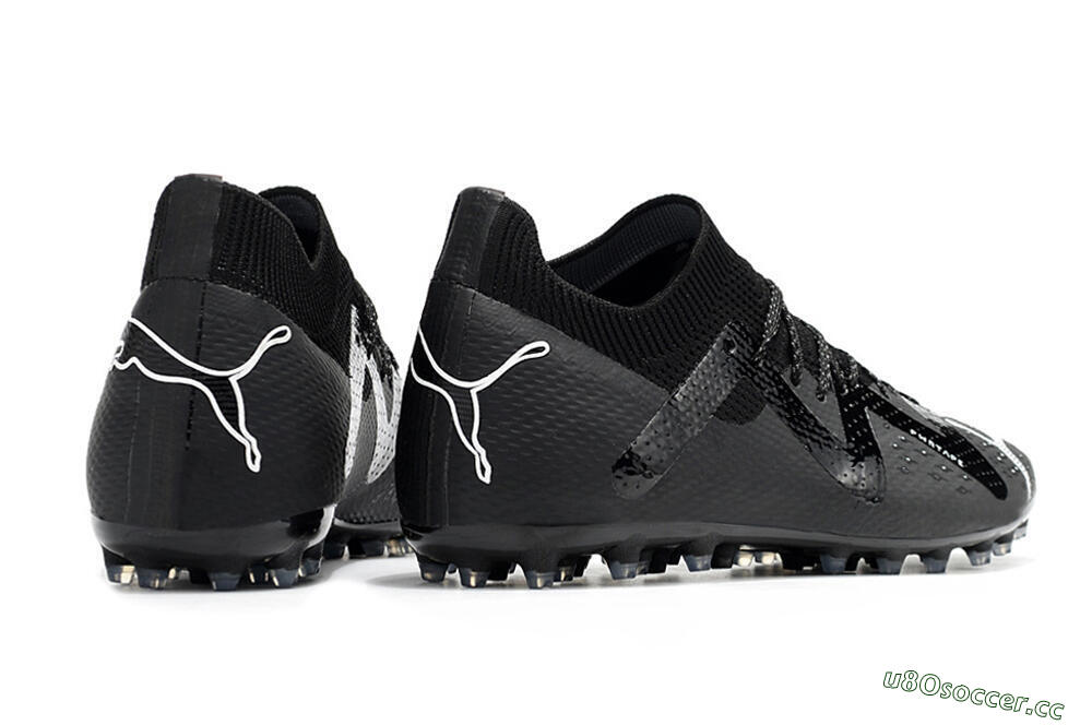 Men's Puma Future Ultimate AG Artificial Grass Low-Tops Football Boots - Black/White 6