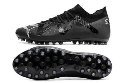 Men's Puma Future Ultimate AG Artificial Grass Low-Tops Football Boots - Black/White