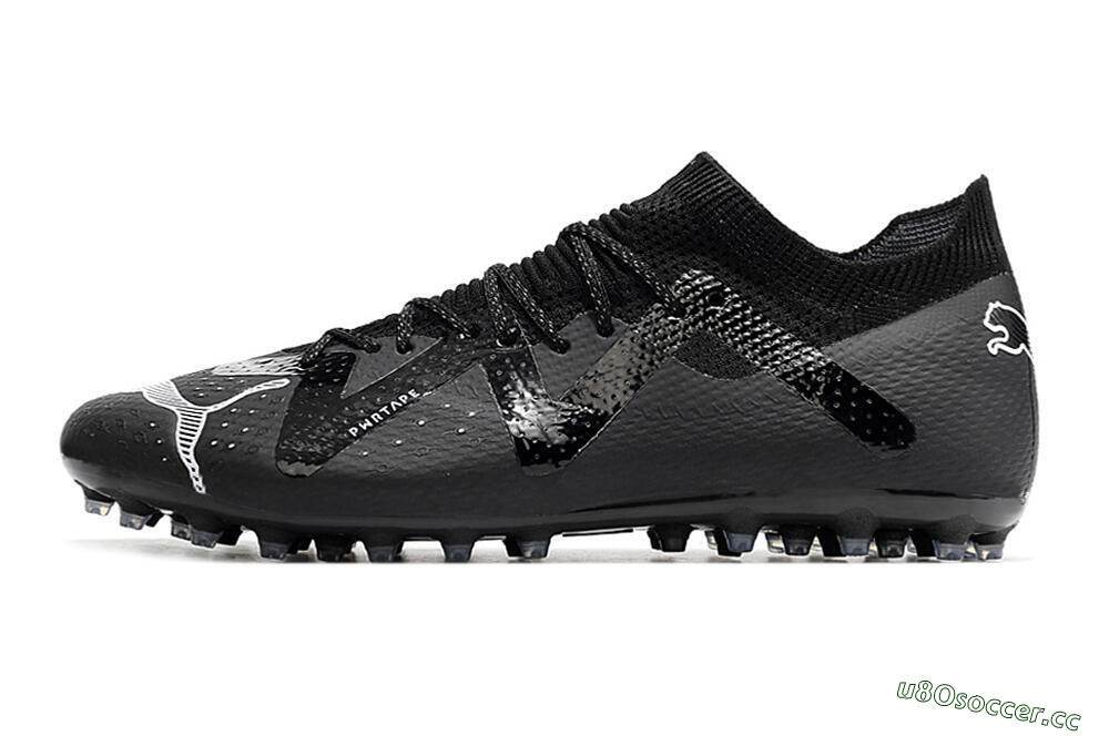 Men's Puma Future Ultimate AG Artificial Grass Low-Tops Football Boots - Black/White 0