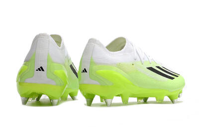 Men's Adidas X Speedportal.1 SG Soft Ground Low-Tops Football Boots - Green/Black/White