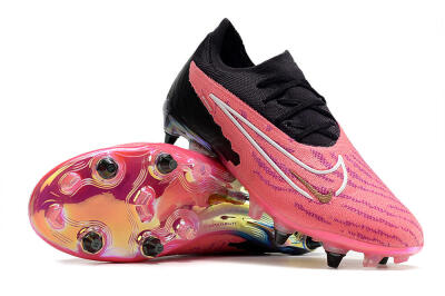 Men's Nike Phantom GX Elite SG Soft Ground Low-Tops Football Boots - Pink/Black/White