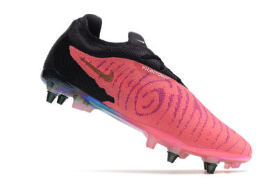 Men's Nike Phantom GX Elite SG Soft Ground Low-Tops Football Boots - Pink/Black/White