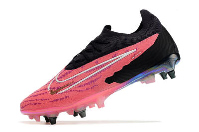 Men's Nike Phantom GX Elite SG Soft Ground Low-Tops Football Boots - Pink/Black/White