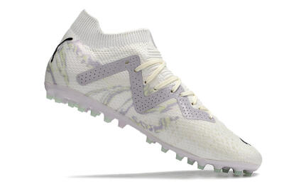 Men's Puma Future Ultimate AG Artificial Grass Low-Tops Football Boots - White/Grey