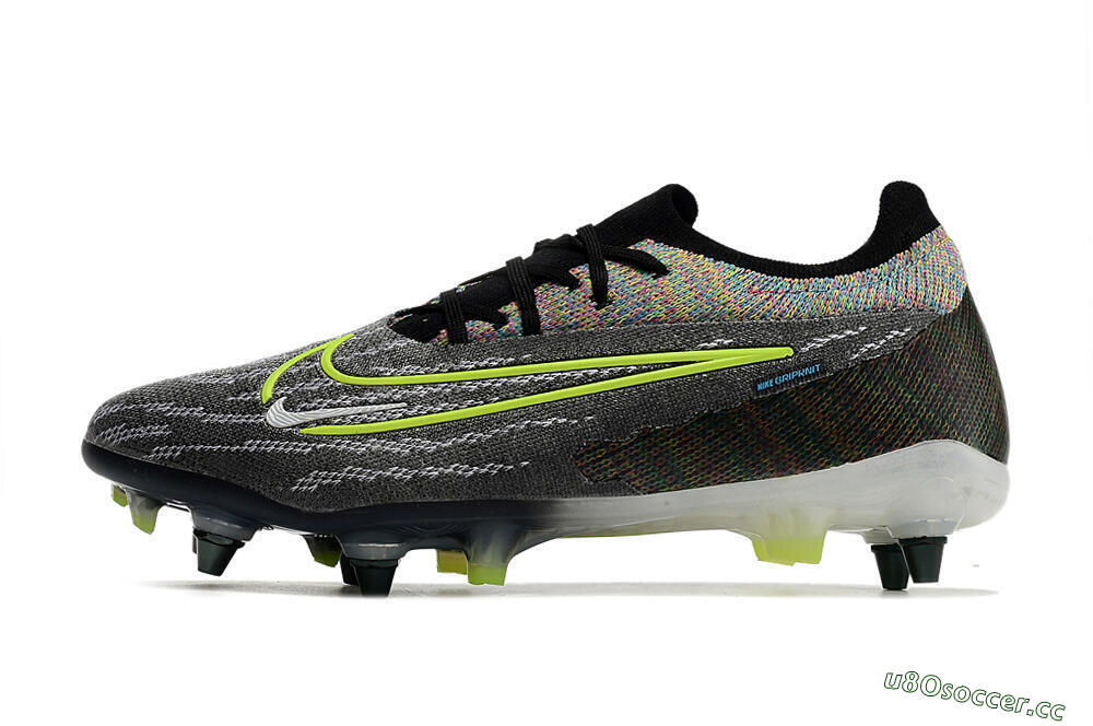 Men's Nike Phantom GX Elite SG Soft Ground Low-Tops Football Boots - Grey/Rainbow 0