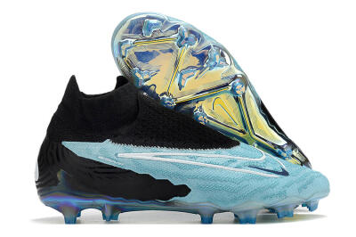 Men's Nike Phantom GX Elite FG Firm Ground High-Tops Football Boots - Blue/Black