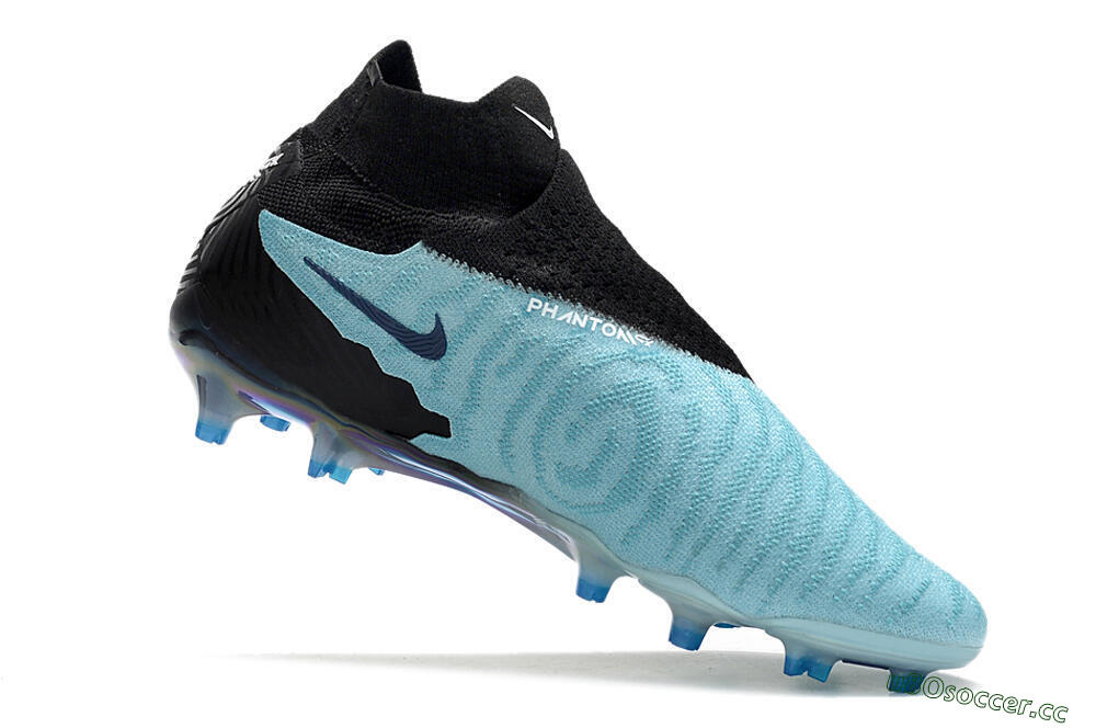 Men's Nike Phantom GX Elite FG Firm Ground High-Tops Football Boots - Blue/Black 4