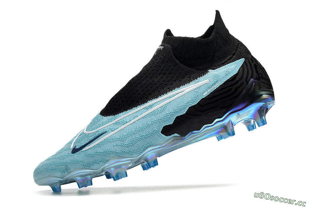 Men's Nike Phantom GX Elite FG Firm Ground High-Tops Football Boots - Blue/Black 5