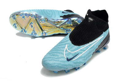 Men's Nike Phantom GX Elite FG Firm Ground High-Tops Football Boots - Blue/Black
