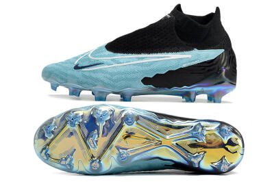 Men's Nike Phantom GX Elite FG Firm Ground High-Tops Football Boots - Blue/Black