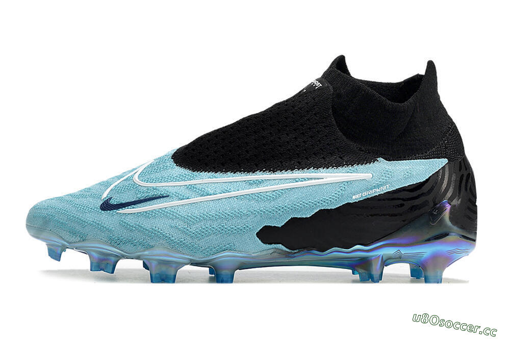 Men's Nike Phantom GX Elite FG Firm Ground High-Tops Football Boots - Blue/Black 0