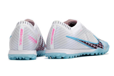 Men's Nike Air Zoom Mercurial Vapor 15 Elite TF Artificial Turf Low-Tops Football Shoes - White/Blue/Pink