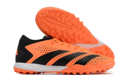 Men's Adidas Predator Accuracy.3 TF Artificial Turf Low-Tops Football Shoes - Orange/Black