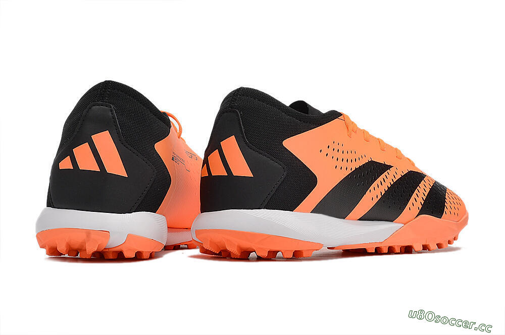 Men's Adidas Predator Accuracy.3 TF Artificial Turf Low-Tops Football Shoes - Orange/Black 6
