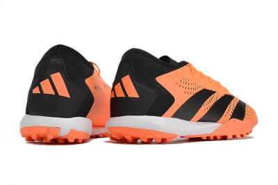 Men's Adidas Predator Accuracy.3 TF Artificial Turf Low-Tops Football Shoes - Orange/Black