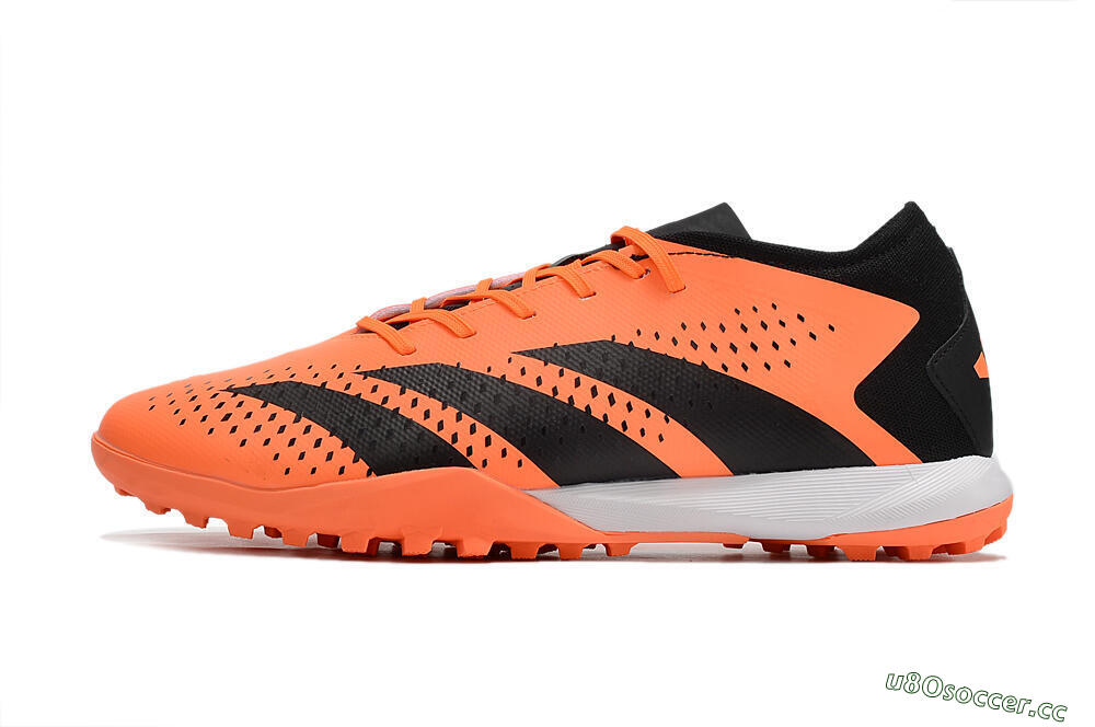 Men's Adidas Predator Accuracy.3 TF Artificial Turf Low-Tops Football Shoes - Orange/Black 0