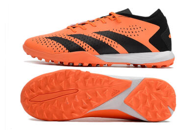 Men's Adidas Predator Accuracy.3 TF Artificial Turf Low-Tops Football Shoes - Orange/Black