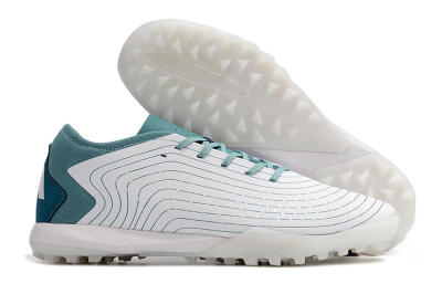 Men's Adidas Predator Accuracy.3 TF Artificial Turf Low-Tops Football Shoes - White/Green
