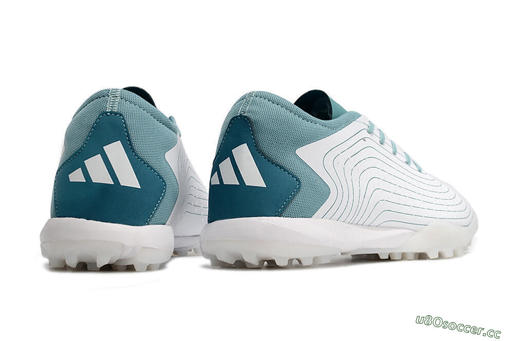 Men's Adidas Predator Accuracy.3 TF Artificial Turf Low-Tops Football Shoes - White/Green 6