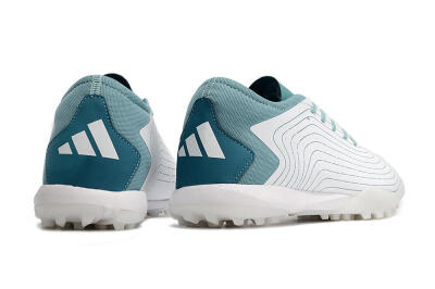 Men's Adidas Predator Accuracy.3 TF Artificial Turf Low-Tops Football Shoes - White/Green