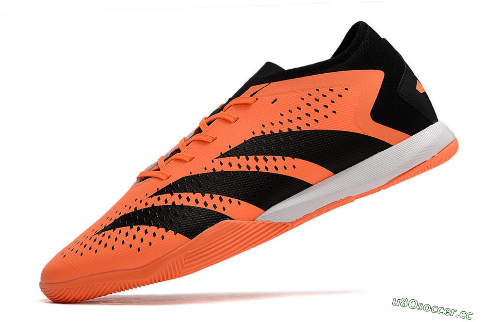 Men's Adidas Predator Accuracy.3 IC Indoor & Futsal Low-Tops Football Shoes - Orange/Black 5