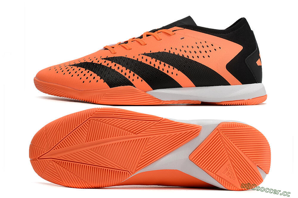 Men's Adidas Predator Accuracy.3 IC Indoor & Futsal Low-Tops Football Shoes - Orange/Black 1