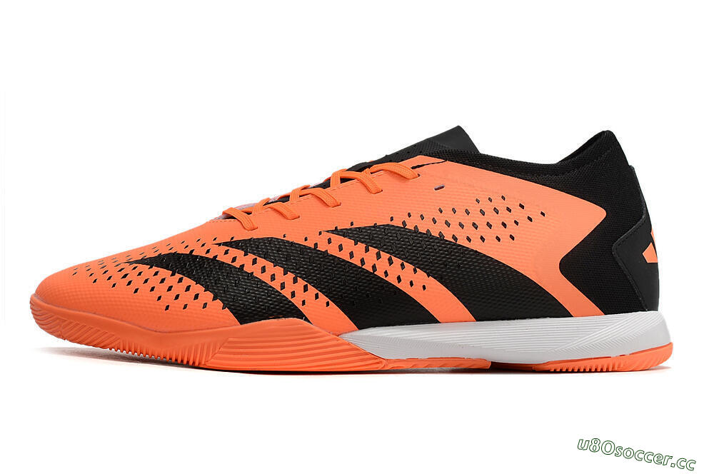 Men's Adidas Predator Accuracy.3 IC Indoor & Futsal Low-Tops Football Shoes - Orange/Black 0