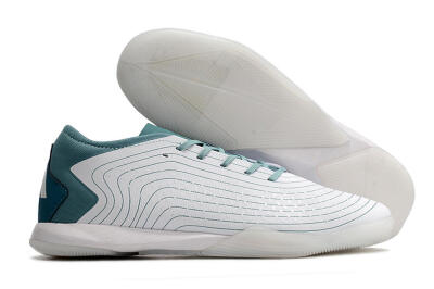 Men's Adidas Predator Accuracy.3 IC Indoor & Futsal Low-Tops Football Shoes - White/Blue